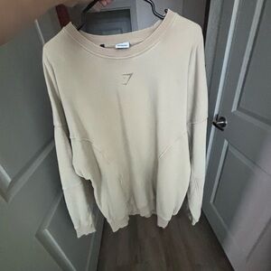 Gymshark Cream Men's Sweater